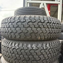 235/75r15 Pair of Goodyear Tires In Great Shape