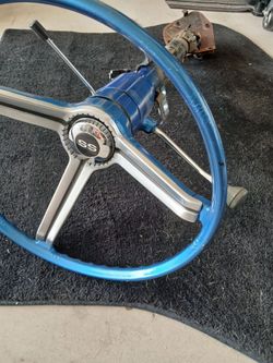 60s impala steering column with steering wheel