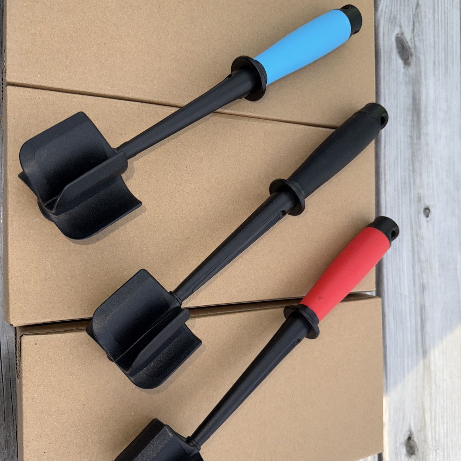 3Meat Hamburger Chopper Heat Resistant Utensil Ground Beef Potato Masher Spatula