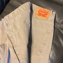 Men’s Tan/khaki Jeans Levi’s Size 30 X 32