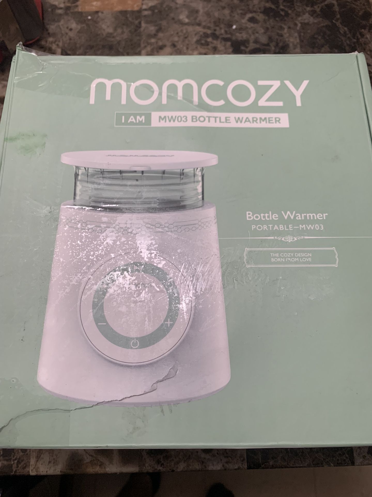 Momocozy Portable Travel Bottle Warmer - Fast Heating, Double Leak-Proof Design