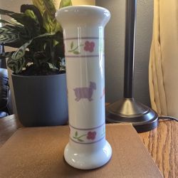 Vintage Bunny and Lamb Bud Vase from 1988 by FTDA