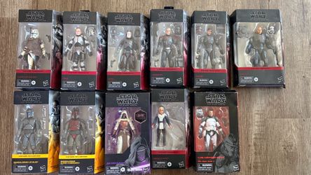 Star Wars Black Series Collection – Lot of 11 Figures
