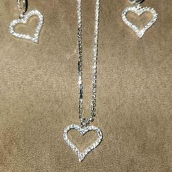 Heart Necklace Set