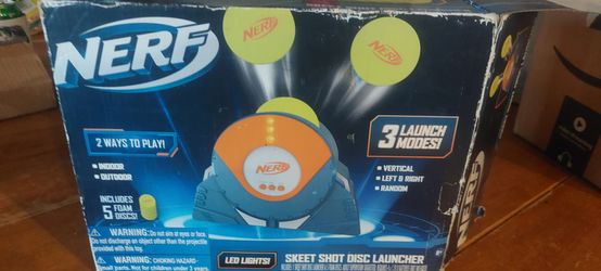 Nerf skeet disc launcher