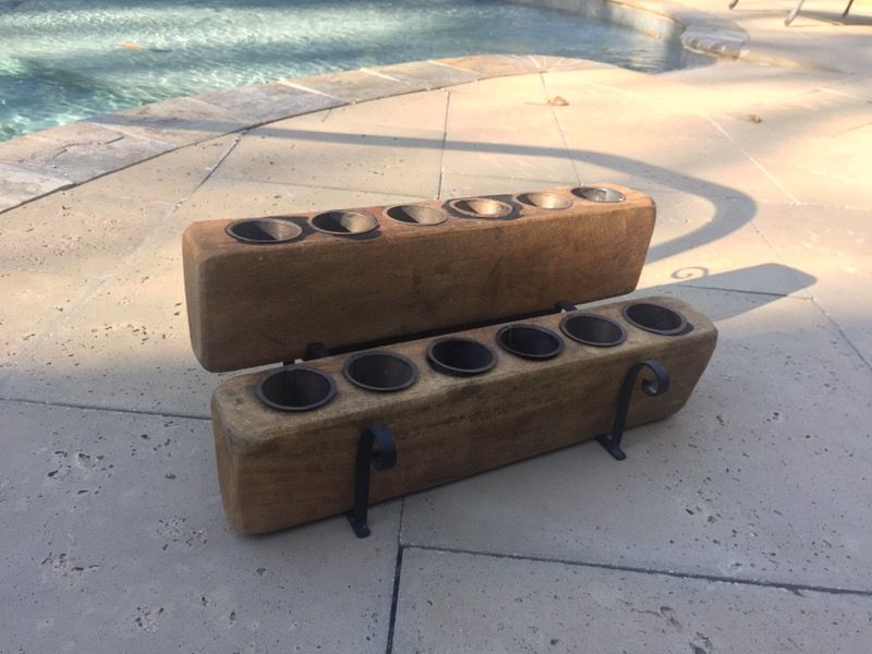 Wooden Sugar Molds for Fireplace