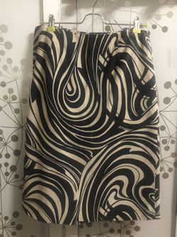A-line Leather Skirt