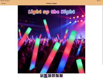 Foam lights 100 pcs $35