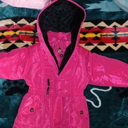 Vibrant Lil Girls Coat Size 4 (Small)