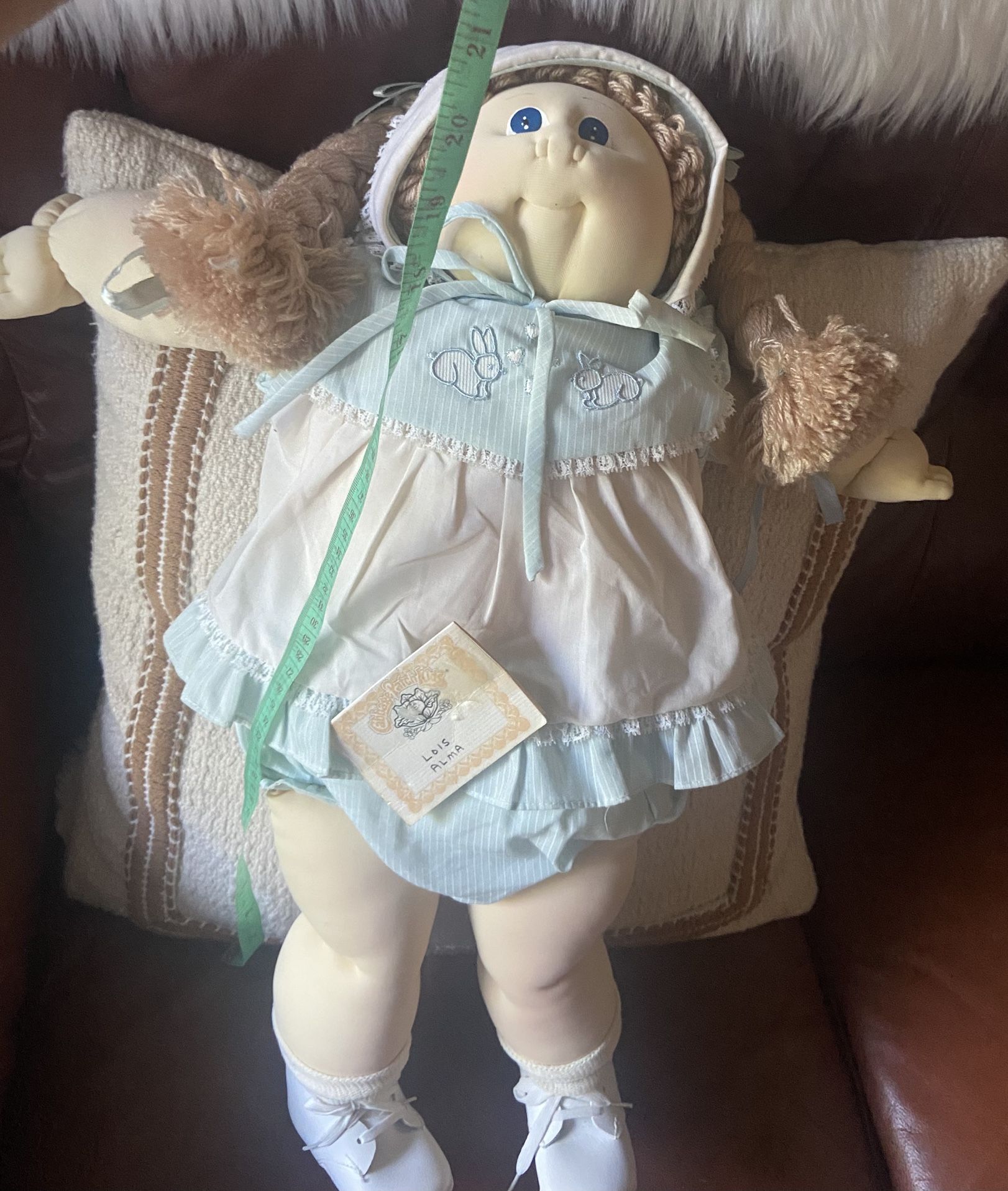 Vintage 1985 Xavier Roberts Little People Dolls Plushie Stuffed Collectible Plushie Stuffed Collector (Lois Alma)