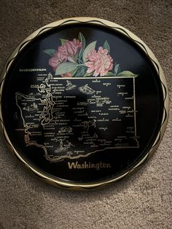 Vintage Washington Tin Plate