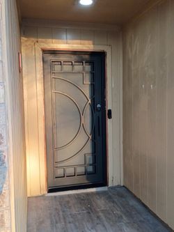 Iron door