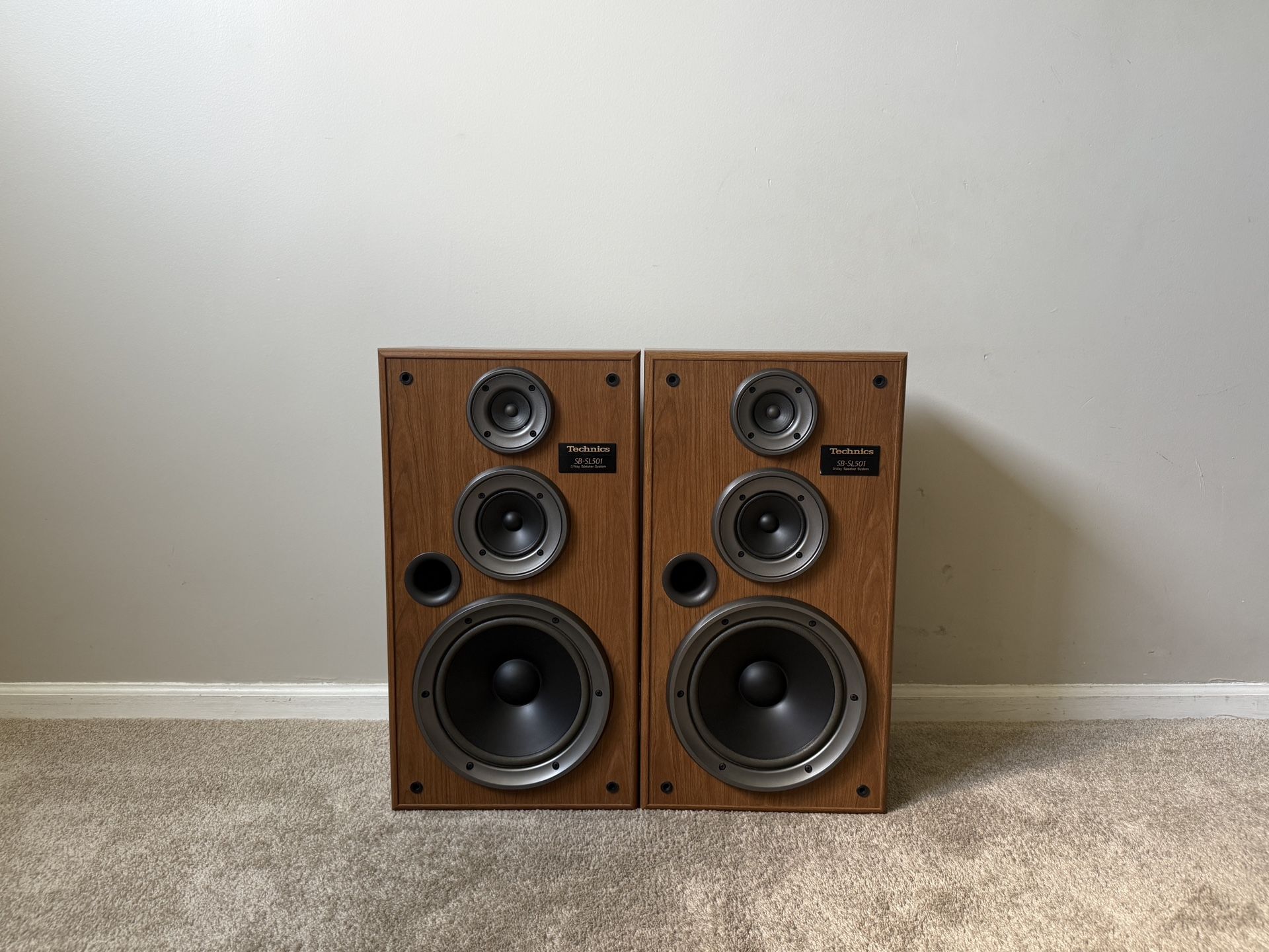 Technics SB-SL501 3 Way Home Floor Standing Speakers