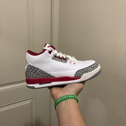 Jordan 3 Cardinal Red