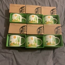 Starbucks  Mugs “You Are Here” Collection  (Brand New, Boxed)