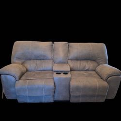 Reclining Loveseat & Oversized Recliner