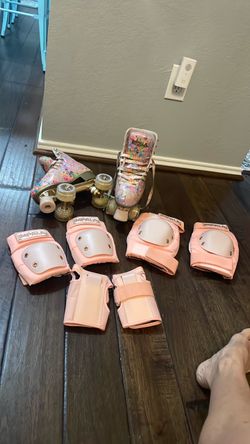 Impala Roller Skates with Protective Pad Set