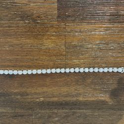 New 925 Silver Bracelet Simulated Diamonds Cubic Zirconia