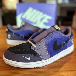 Zion x Air Jordan Retro 1 Low Size 13 ‘Voodoo Alternative’