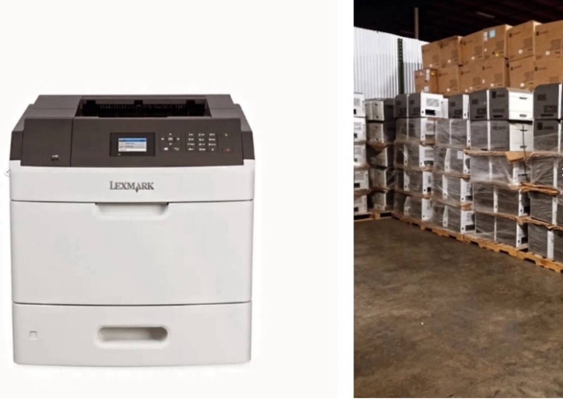 Pallet Liquidation Sale Very High Profit Potential Lexmark MS810n hp Laser Printers 