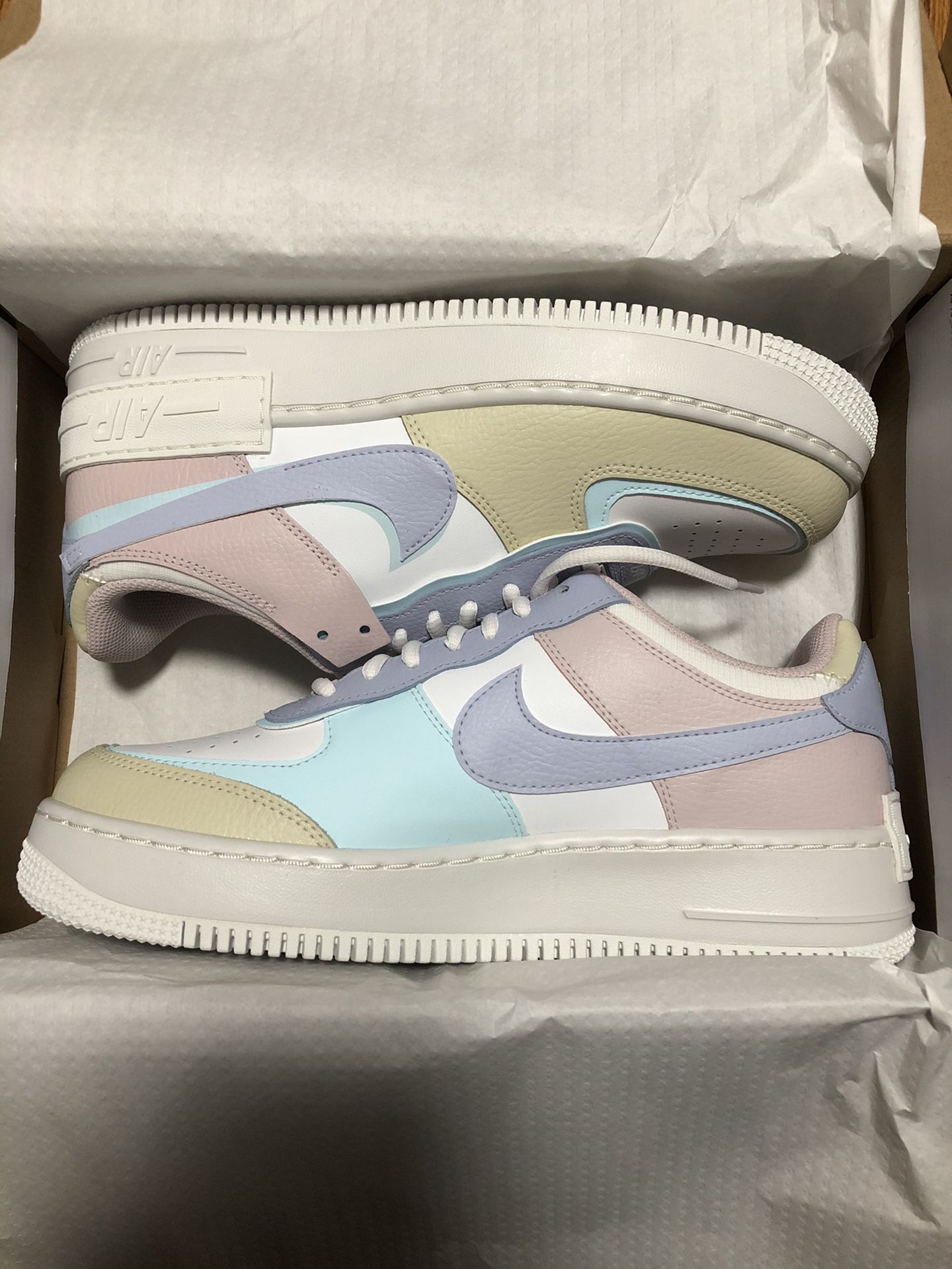 Nike Air Force 1 Shadow Pastel size 9.5M. Brand New Deadstock. (PAYPAL ONLY)