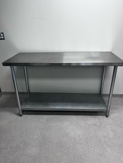 Stainless steel table