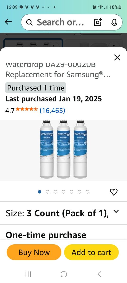 Water Filter For Samsung Refrigerator 