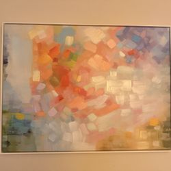 Bright Colorful Wall Art Painting 