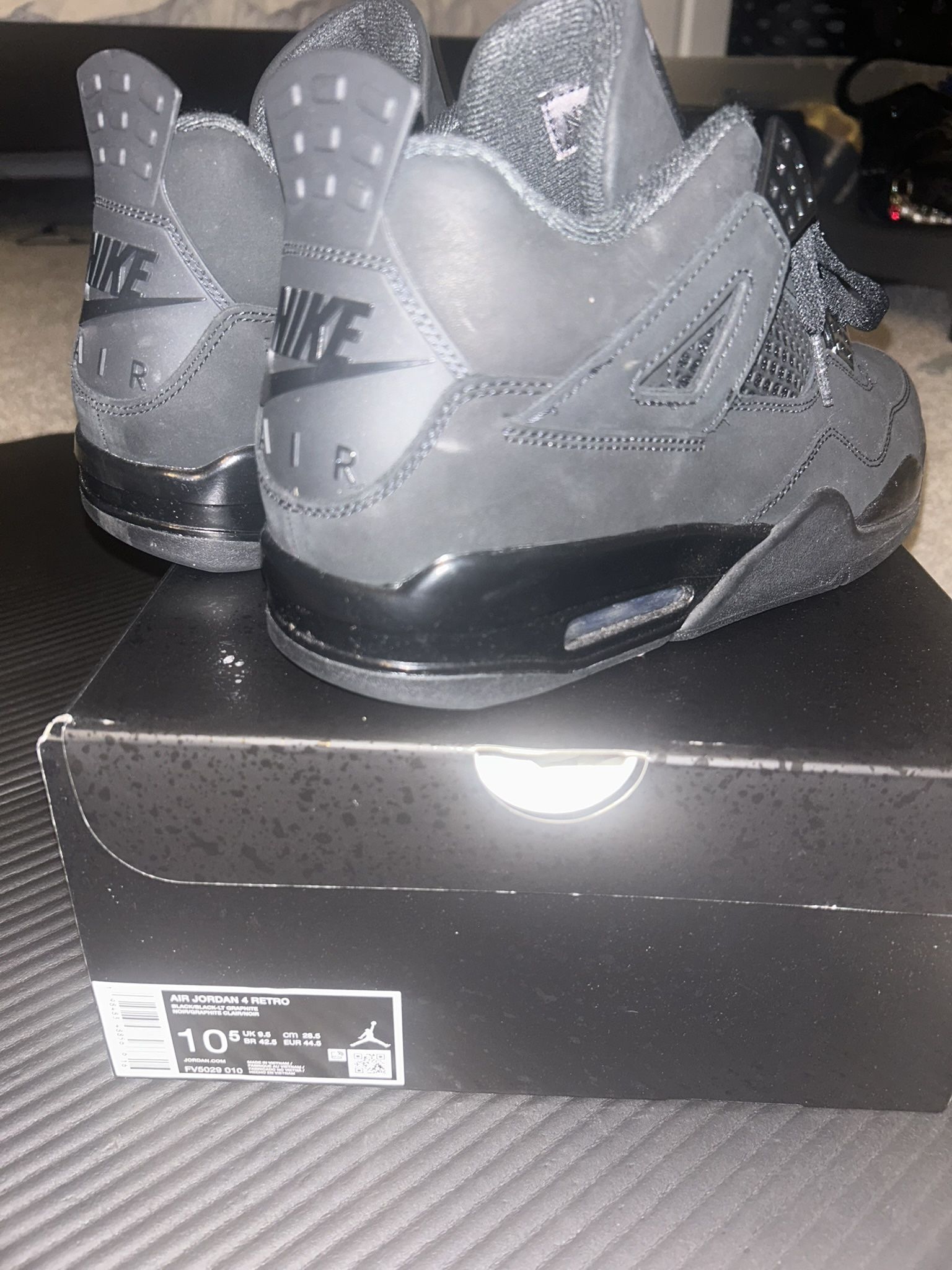 Black Cat 4 2025 Mens Size 10.5 & 2020 Size 10