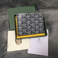 Goyard Victoire Wallet Gray