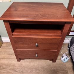 Small 2 Drawer Night Stand 