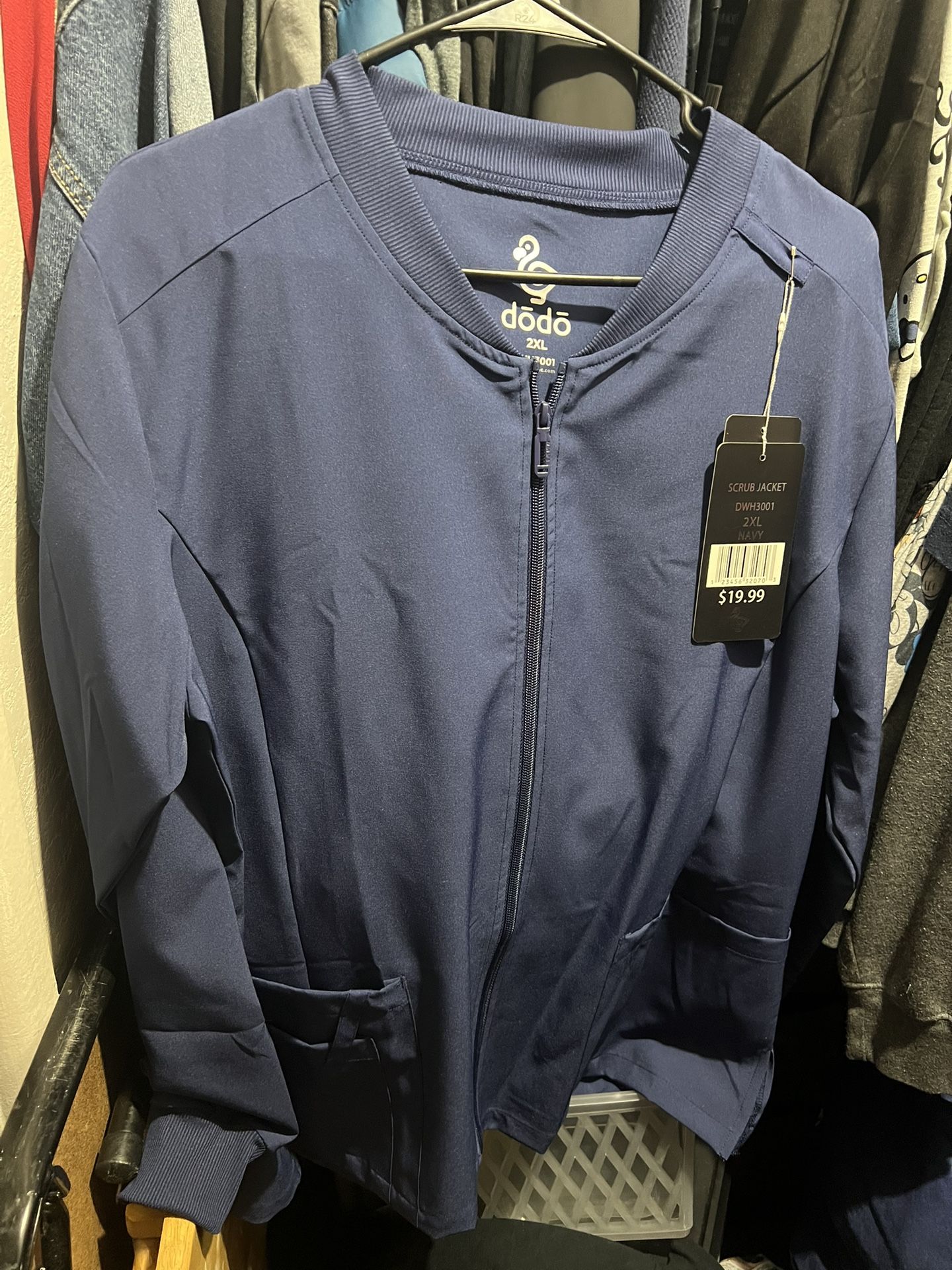 Blue Scrub Jacket 2x