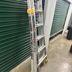 Gorilla Ladder Adjustable ( 26ft Aluminum )rated 375) 