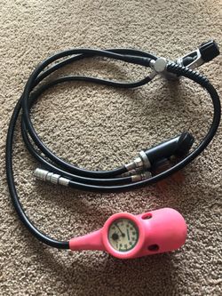 Oceanic 1st stage, regulator & gauge console (pressure and compass)