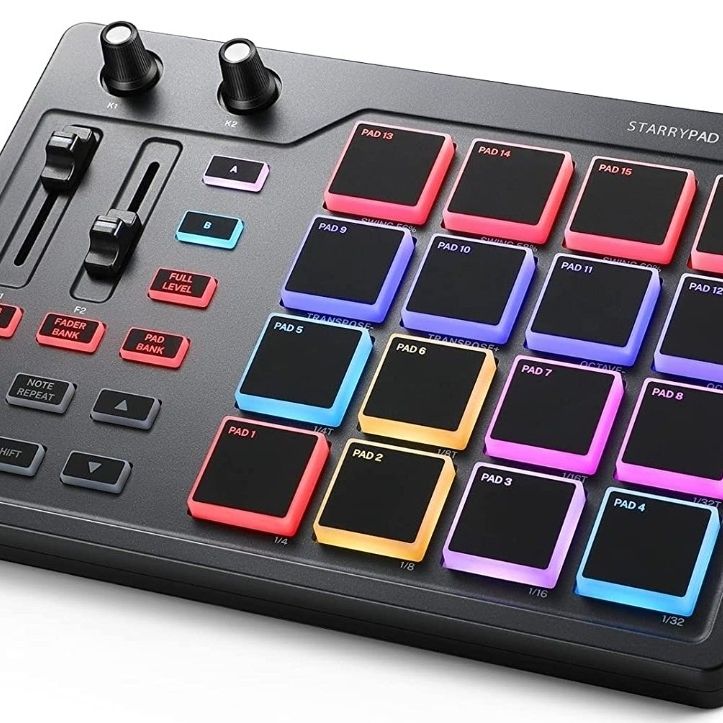 Donner MIDI Pad Beat Maker with 16 Beat Pads, 2 Assignable Fader & Knobs, USB MIDI Pad Controller STARRYPAD for Sale in Ontario, CA - OfferUp Donner MIDI Pad Beat Maker with 16 Beat Pads, 2 Assignable Fader & Knobs, USB MIDI Pad Controller STARRYPAD for Sale in Ontario, CA - OfferUp
