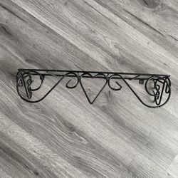 wire heart shelf