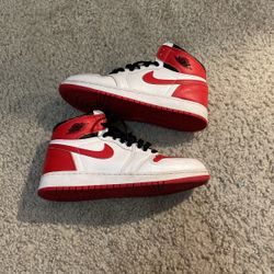 Air Jordan’s. Almost Brand New, With A Red Or Black Lace Both Included! 