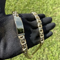 Gold filled chino link 