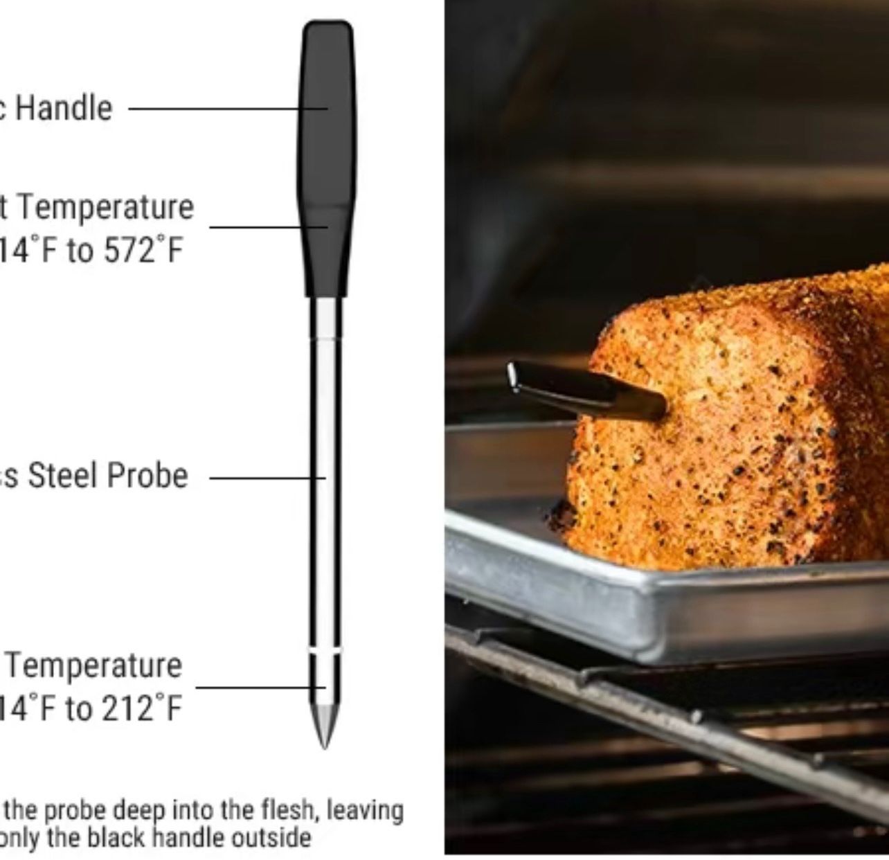Wireless Meat Thermometer with Upgraded Ultra Thin Probe