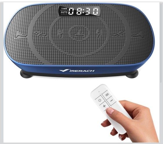 Exercise machine with vibration plate