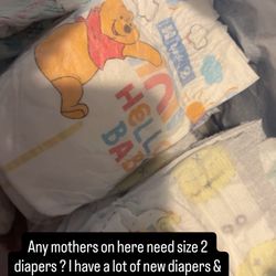 Size 2 New Diapers
