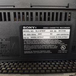 Sony VCR and RCA VCR,s