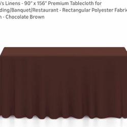 10 Rectangle Table Cloths, 3 Round Table Cloths 