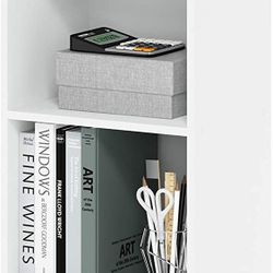 Furinno Luder Bookcase / Book / Storage , 3-Tier, White