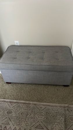 Grey Ottoman