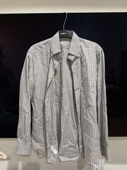 Kiton Checked Cotton Shirt