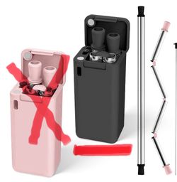 Collapsible Straw (1) black only New in box