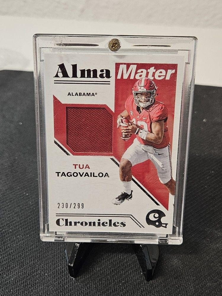 Tua Tagovailoa 2020 Panini Chronicles Draft Picks Alma Mater Materials /299