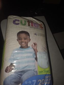 SIZE 7 DIAPERS 4 BAGS TOTAL