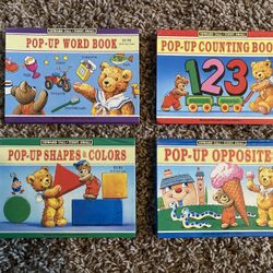 Edward Tall & Teddy Small Popup Book Set 